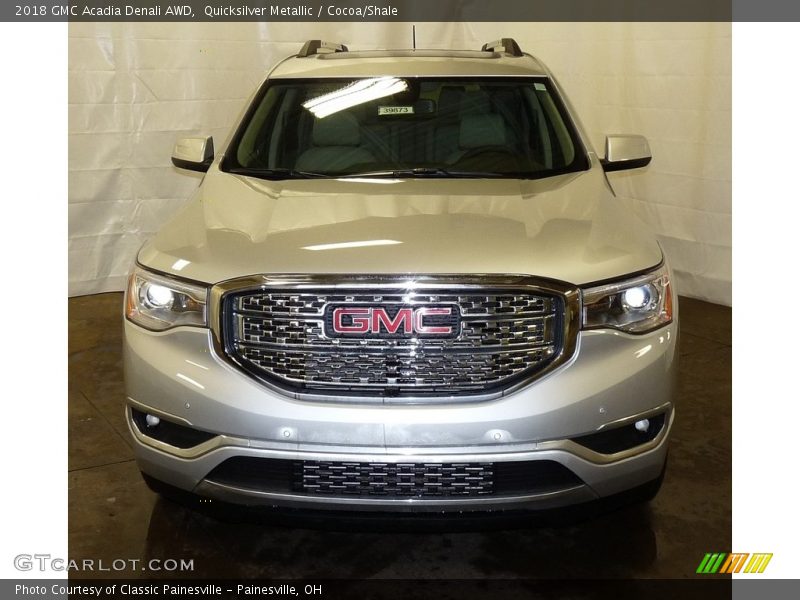Quicksilver Metallic / Cocoa/Shale 2018 GMC Acadia Denali AWD