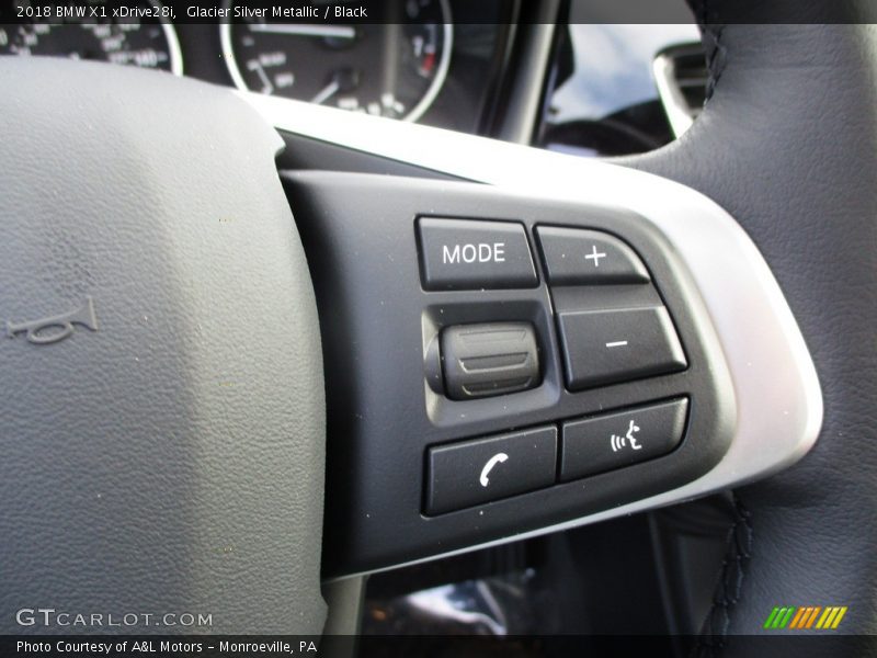 Glacier Silver Metallic / Black 2018 BMW X1 xDrive28i
