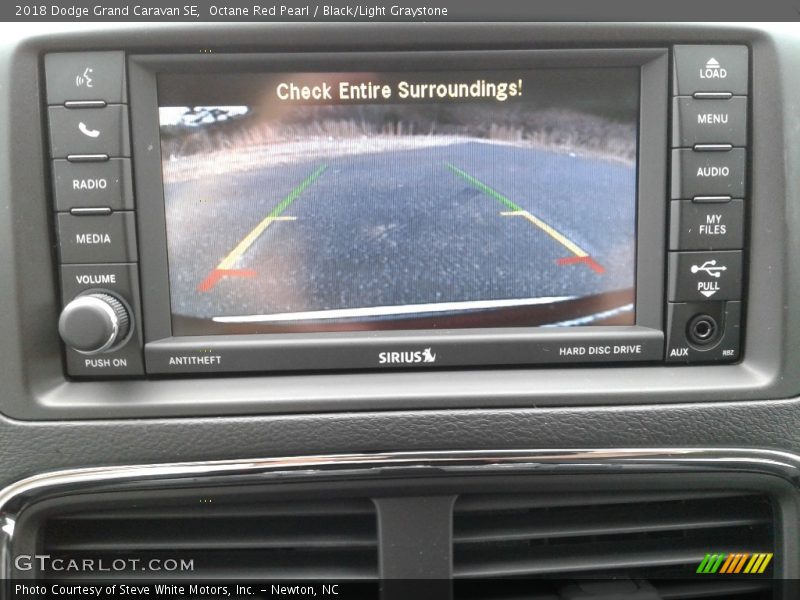 Octane Red Pearl / Black/Light Graystone 2018 Dodge Grand Caravan SE