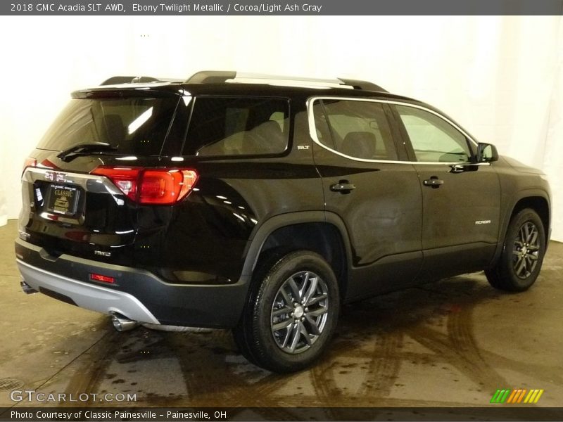 Ebony Twilight Metallic / Cocoa/Light Ash Gray 2018 GMC Acadia SLT AWD