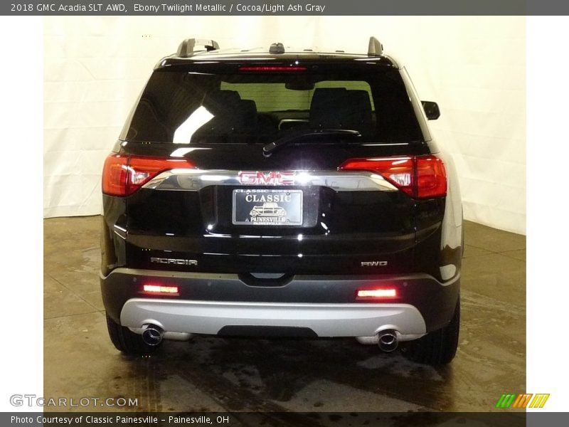 Ebony Twilight Metallic / Cocoa/Light Ash Gray 2018 GMC Acadia SLT AWD