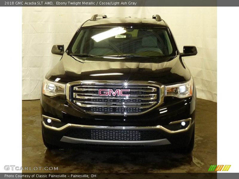 Ebony Twilight Metallic / Cocoa/Light Ash Gray 2018 GMC Acadia SLT AWD