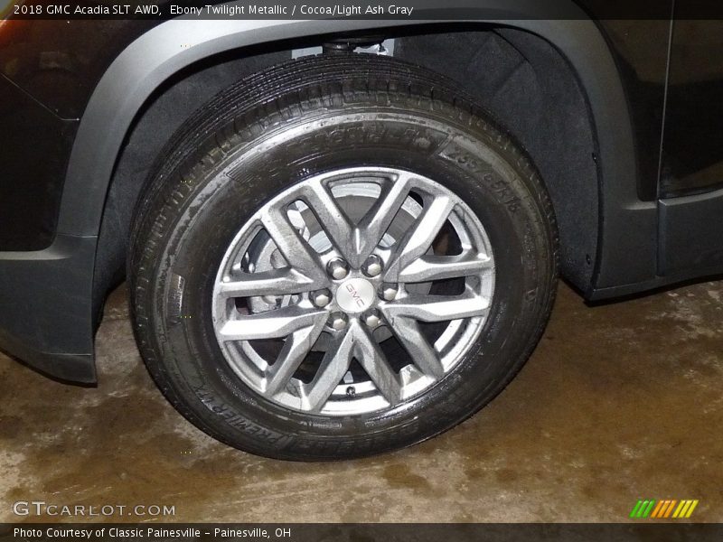 Ebony Twilight Metallic / Cocoa/Light Ash Gray 2018 GMC Acadia SLT AWD