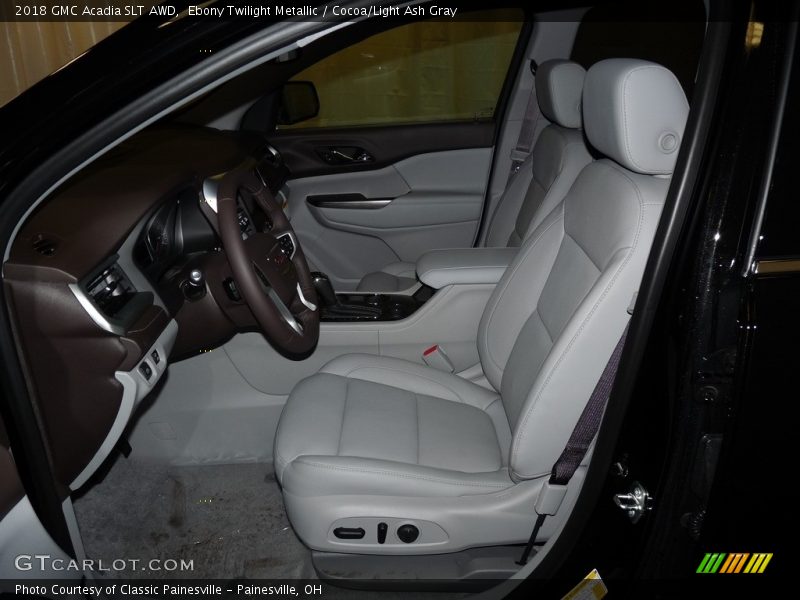 Ebony Twilight Metallic / Cocoa/Light Ash Gray 2018 GMC Acadia SLT AWD