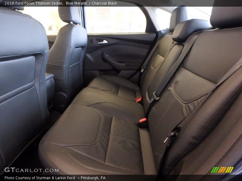 Blue Metallic / Charcoal Black 2018 Ford Focus Titanium Sedan