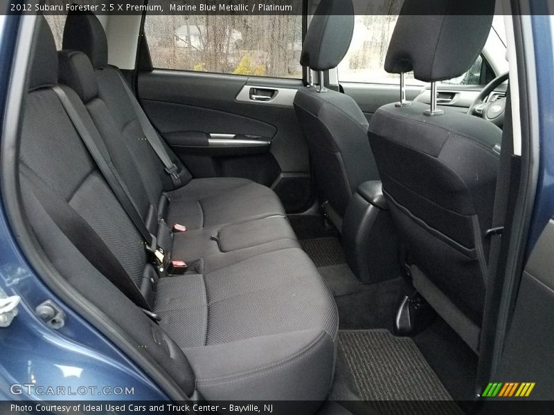 Marine Blue Metallic / Platinum 2012 Subaru Forester 2.5 X Premium