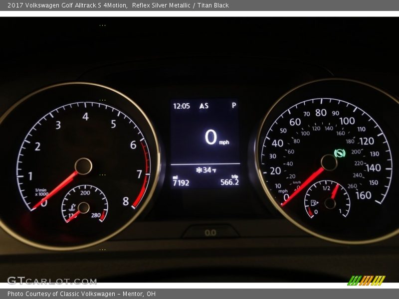  2017 Golf Alltrack S 4Motion S 4Motion Gauges