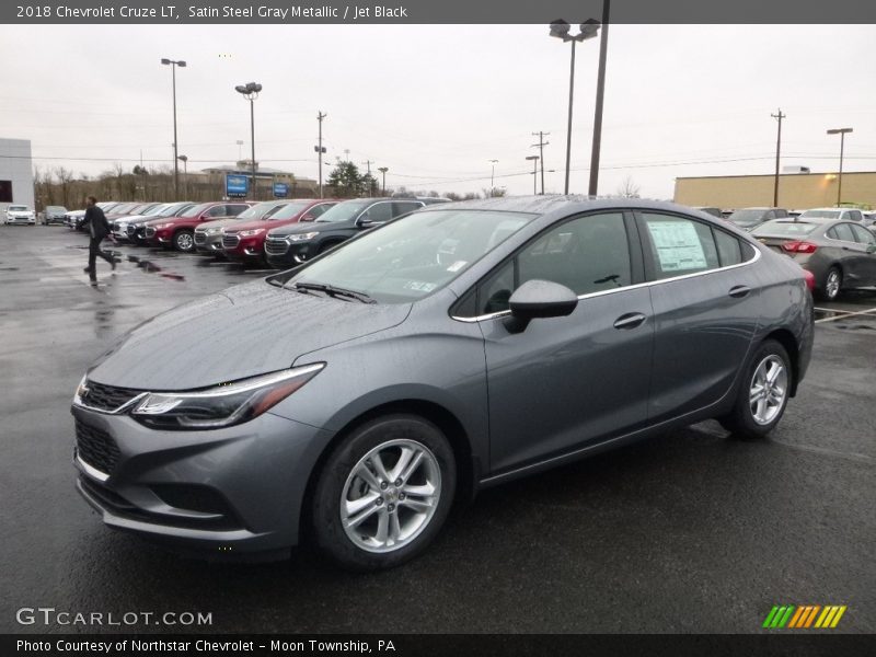 Satin Steel Gray Metallic / Jet Black 2018 Chevrolet Cruze LT