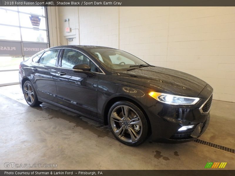 Shadow Black / Sport Dark Earth Gray 2018 Ford Fusion Sport AWD