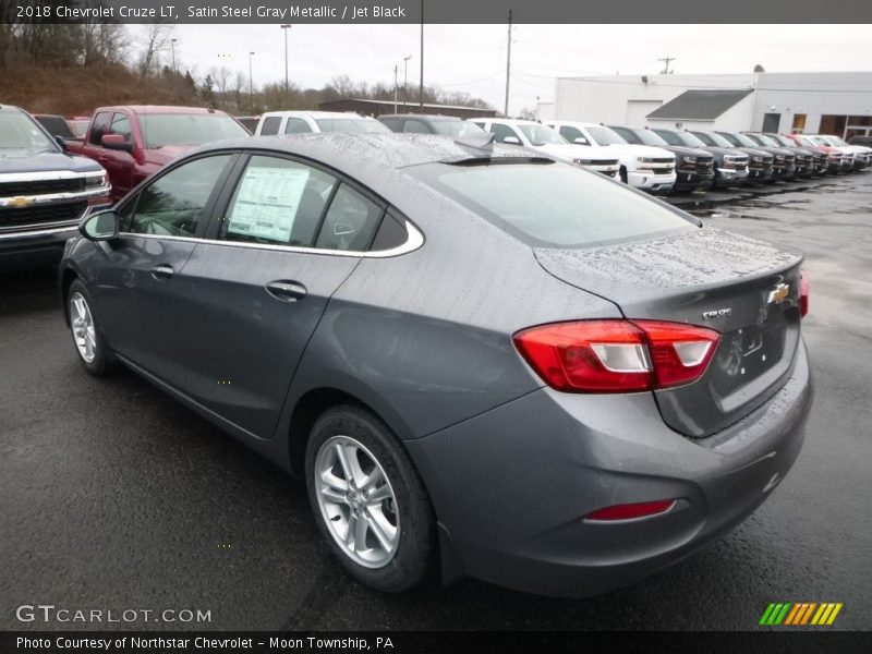Satin Steel Gray Metallic / Jet Black 2018 Chevrolet Cruze LT