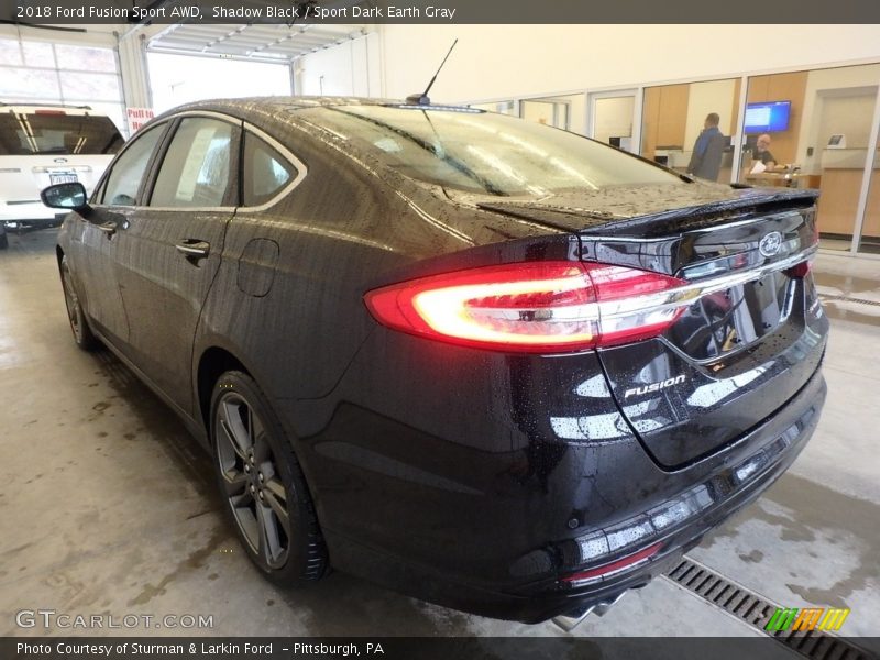 Shadow Black / Sport Dark Earth Gray 2018 Ford Fusion Sport AWD