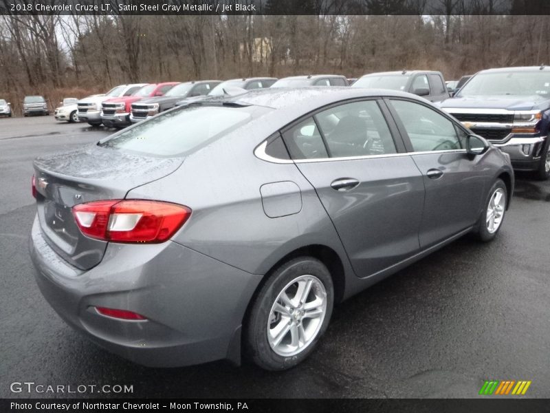 Satin Steel Gray Metallic / Jet Black 2018 Chevrolet Cruze LT