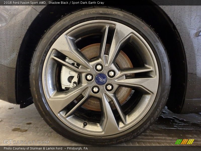 Shadow Black / Sport Dark Earth Gray 2018 Ford Fusion Sport AWD