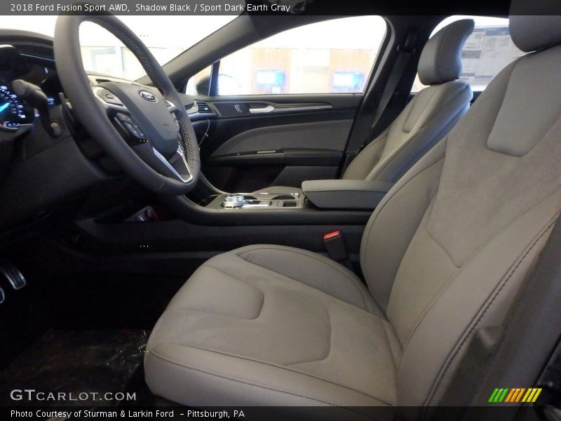 Shadow Black / Sport Dark Earth Gray 2018 Ford Fusion Sport AWD