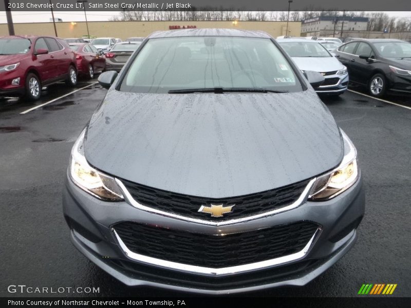 Satin Steel Gray Metallic / Jet Black 2018 Chevrolet Cruze LT