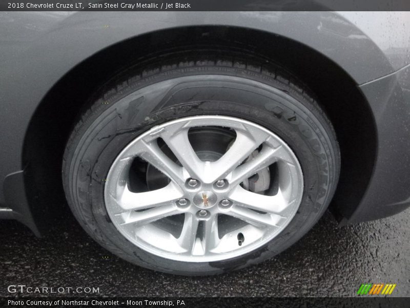 Satin Steel Gray Metallic / Jet Black 2018 Chevrolet Cruze LT