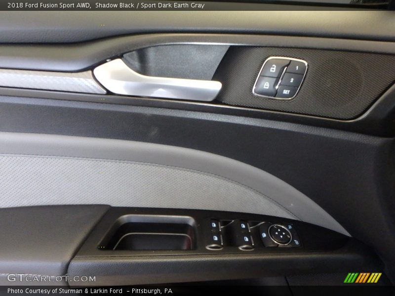 Shadow Black / Sport Dark Earth Gray 2018 Ford Fusion Sport AWD