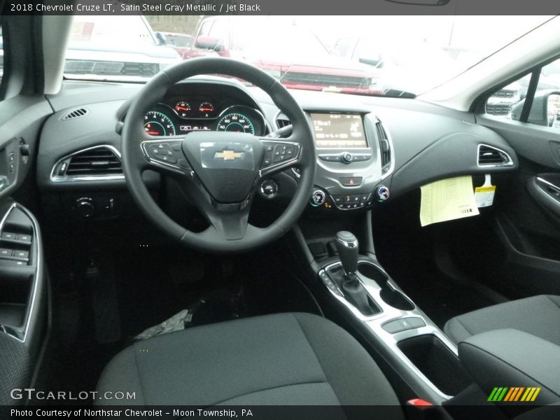 Satin Steel Gray Metallic / Jet Black 2018 Chevrolet Cruze LT