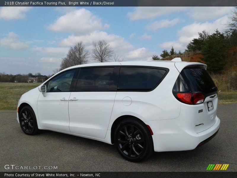 Bright White / Black/Diesel 2018 Chrysler Pacifica Touring Plus