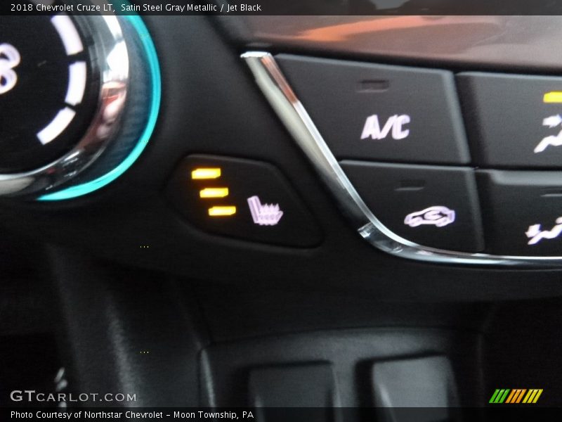 Satin Steel Gray Metallic / Jet Black 2018 Chevrolet Cruze LT