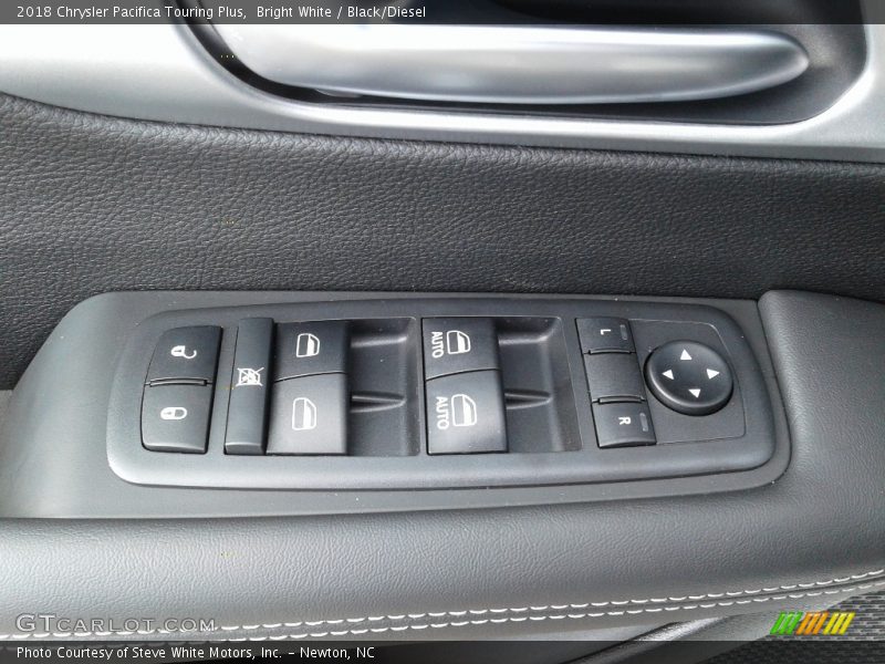 Bright White / Black/Diesel 2018 Chrysler Pacifica Touring Plus