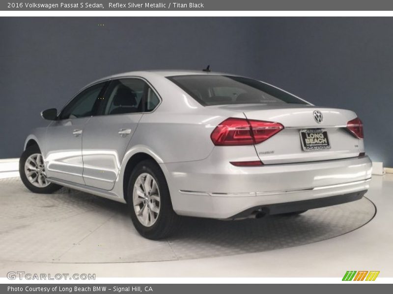 Reflex Silver Metallic / Titan Black 2016 Volkswagen Passat S Sedan