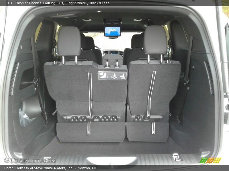 Bright White / Black/Diesel 2018 Chrysler Pacifica Touring Plus