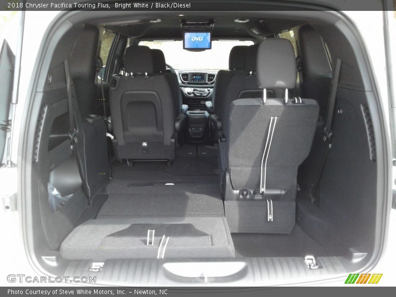 Bright White / Black/Diesel 2018 Chrysler Pacifica Touring Plus
