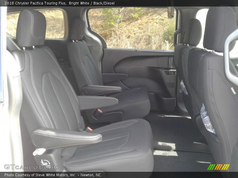 Bright White / Black/Diesel 2018 Chrysler Pacifica Touring Plus