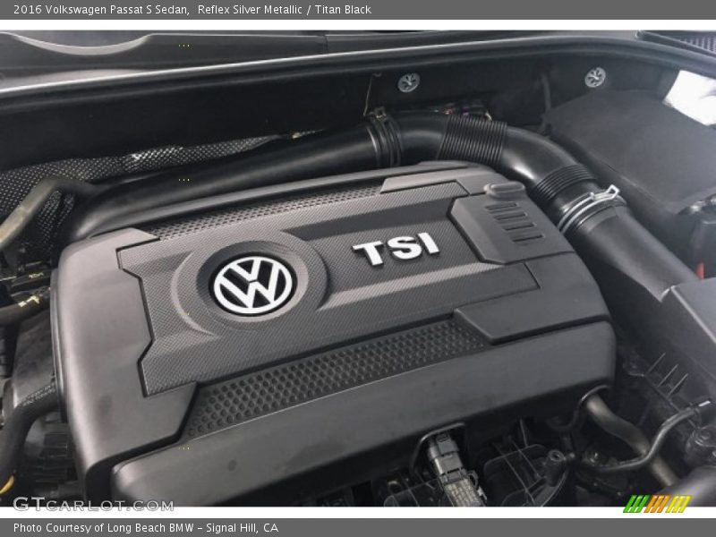 Reflex Silver Metallic / Titan Black 2016 Volkswagen Passat S Sedan