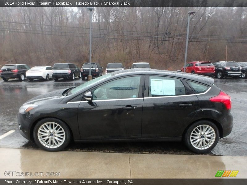 Tuxedo Black / Charcoal Black 2014 Ford Focus Titanium Hatchback