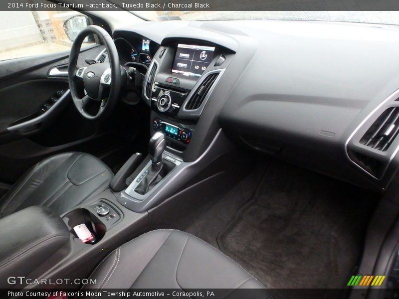 Tuxedo Black / Charcoal Black 2014 Ford Focus Titanium Hatchback