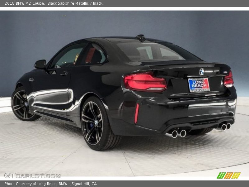 Black Sapphire Metallic / Black 2018 BMW M2 Coupe