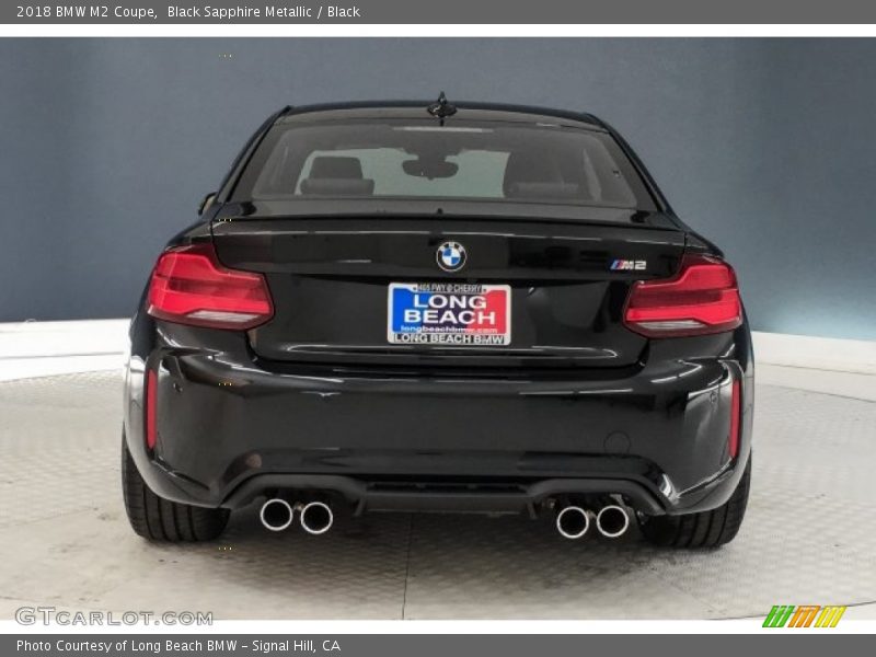 Black Sapphire Metallic / Black 2018 BMW M2 Coupe