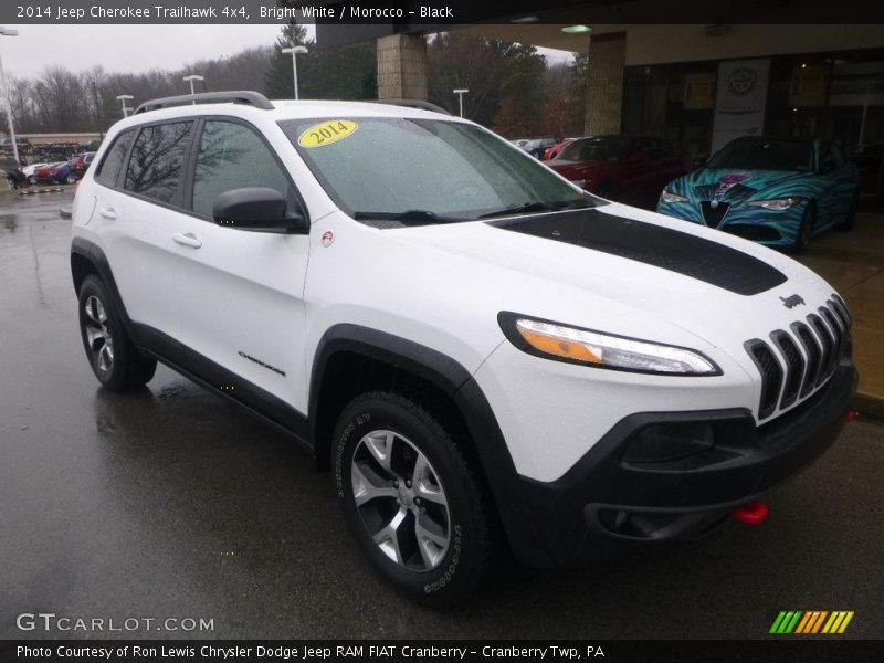 Bright White / Morocco - Black 2014 Jeep Cherokee Trailhawk 4x4