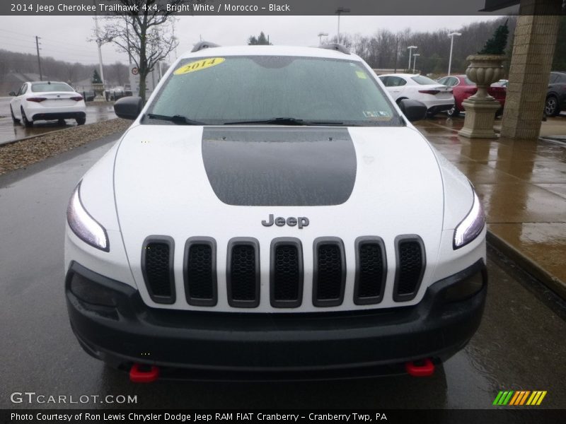 Bright White / Morocco - Black 2014 Jeep Cherokee Trailhawk 4x4