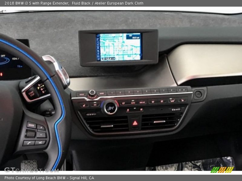 Fluid Black / Atelier European Dark Cloth 2018 BMW i3 S with Range Extender