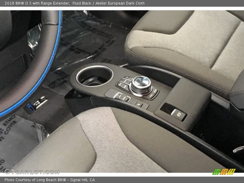 Fluid Black / Atelier European Dark Cloth 2018 BMW i3 S with Range Extender