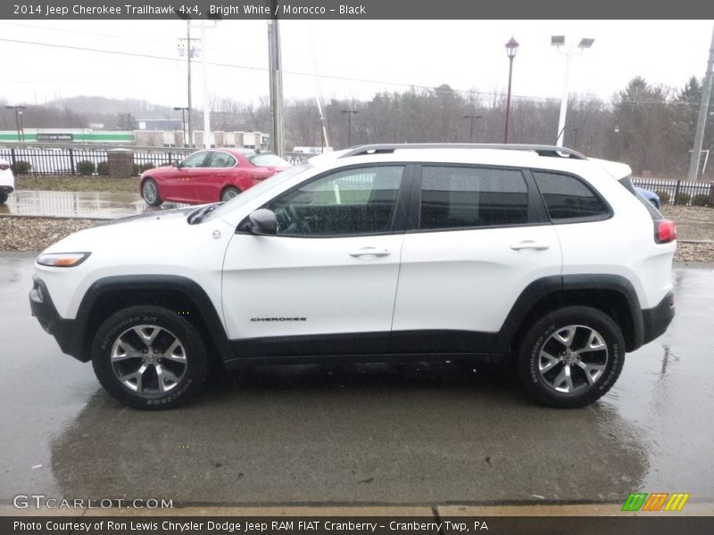 Bright White / Morocco - Black 2014 Jeep Cherokee Trailhawk 4x4