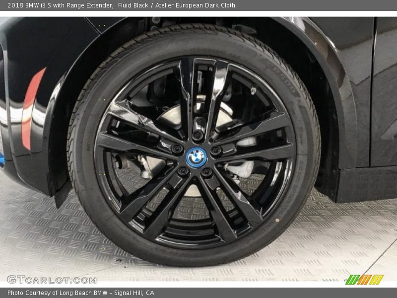 Fluid Black / Atelier European Dark Cloth 2018 BMW i3 S with Range Extender