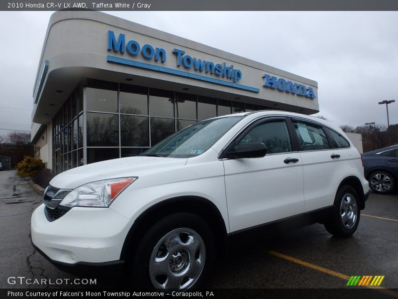 Taffeta White / Gray 2010 Honda CR-V LX AWD