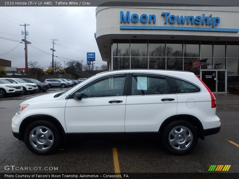 Taffeta White / Gray 2010 Honda CR-V LX AWD