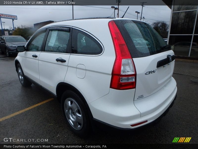 Taffeta White / Gray 2010 Honda CR-V LX AWD