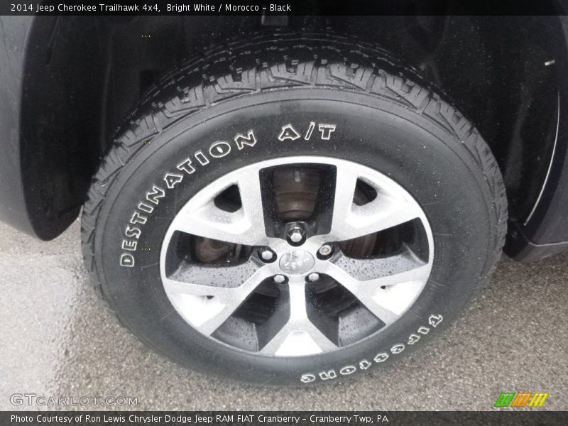 Bright White / Morocco - Black 2014 Jeep Cherokee Trailhawk 4x4