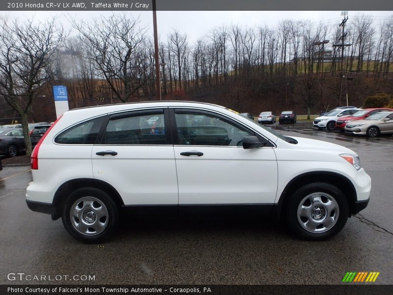Taffeta White / Gray 2010 Honda CR-V LX AWD