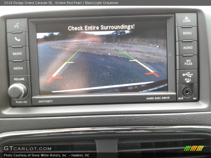 Octane Red Pearl / Black/Light Graystone 2018 Dodge Grand Caravan SE
