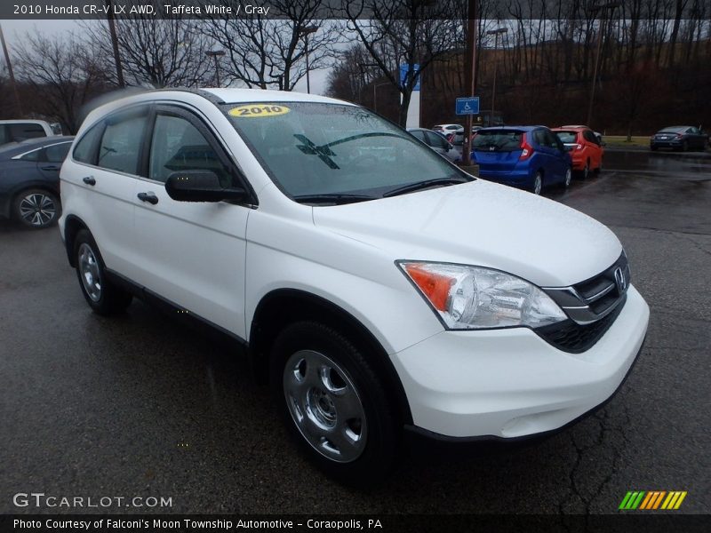 Taffeta White / Gray 2010 Honda CR-V LX AWD