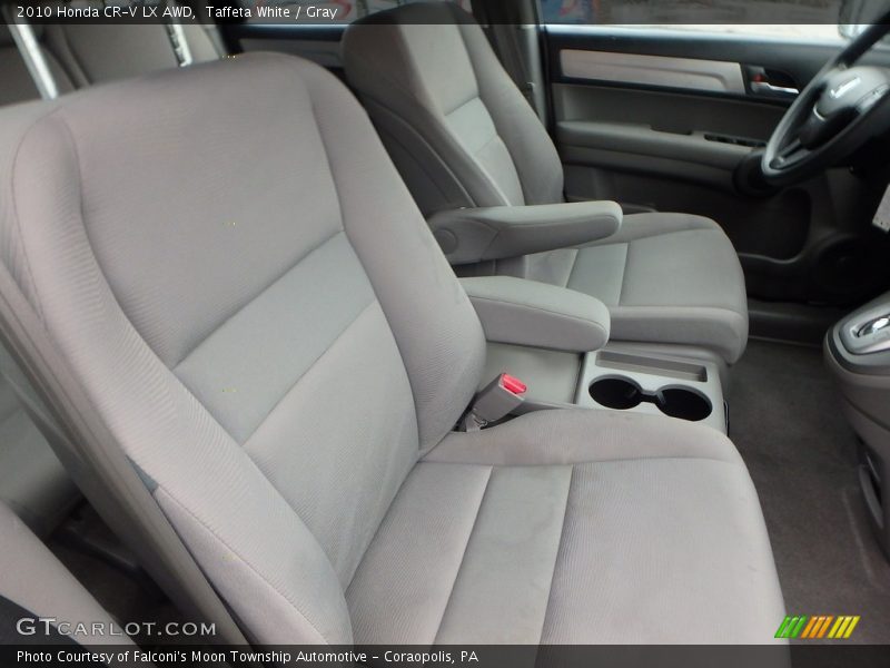 Taffeta White / Gray 2010 Honda CR-V LX AWD