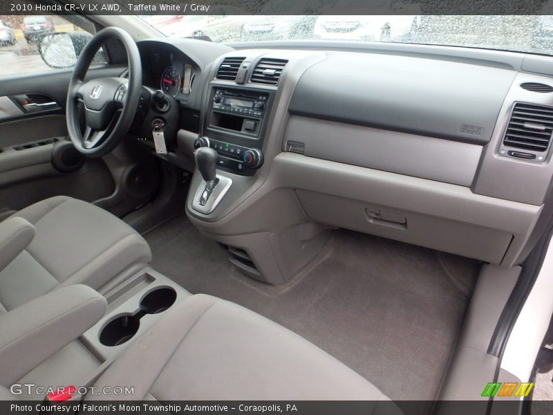 Taffeta White / Gray 2010 Honda CR-V LX AWD