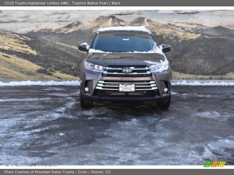 Toasted Walnut Pearl / Black 2018 Toyota Highlander Limited AWD
